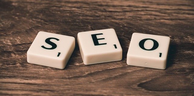 SEO image with Scrabble pieces