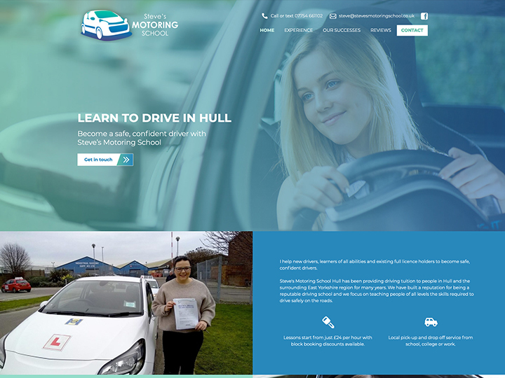 A driving instructor website