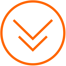 An orange icon pointing downwards which shows you the portfolio